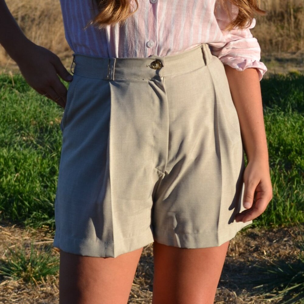 Women's Handmade Tailored Shorts, M